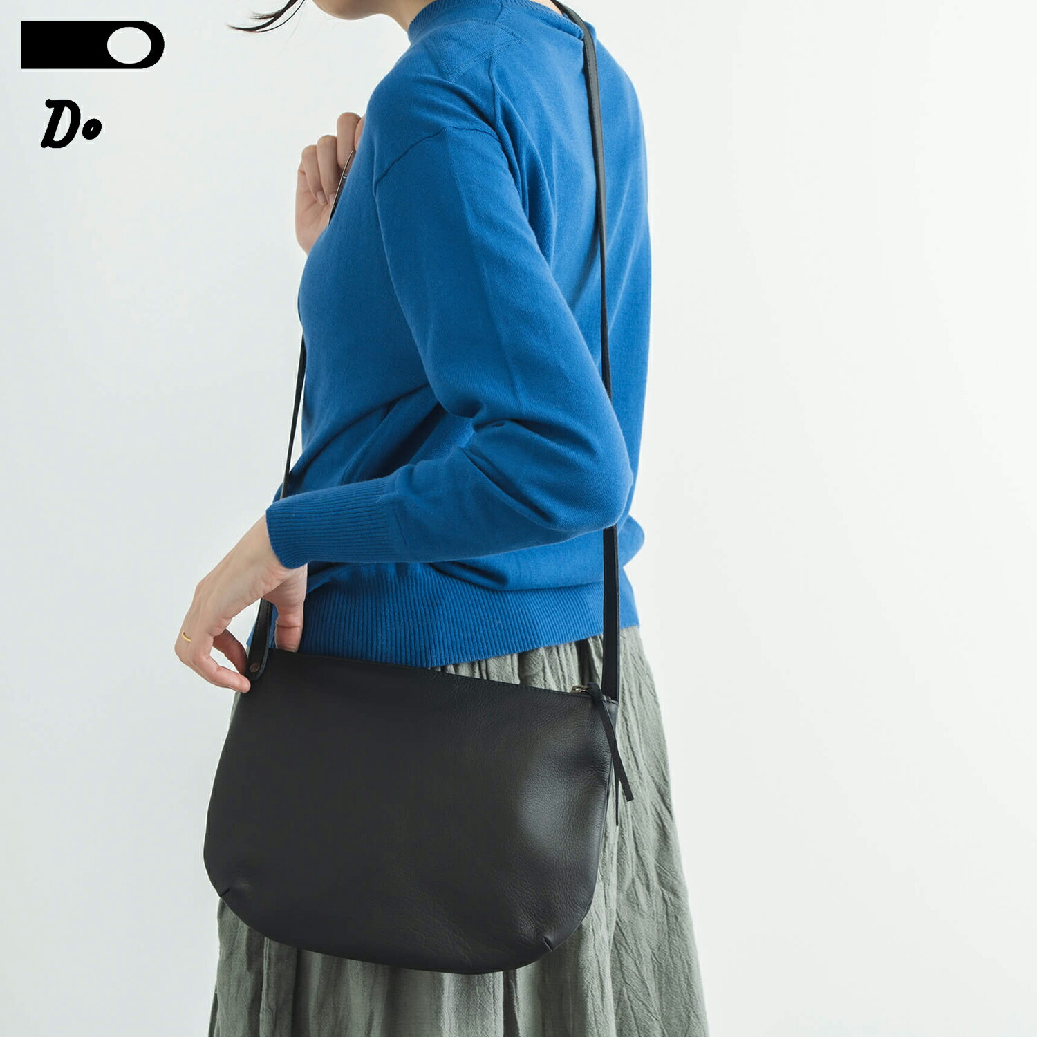 【最大限度1000円OFFクーポン券振り出し】 DO POCHETTE HIPPO NOIR ドー 御徒面子 ショルダーバッグ ポシェット レディース 曲がったがけ 軽さ 小さめ 黒いこと 黒 71110361-49-99