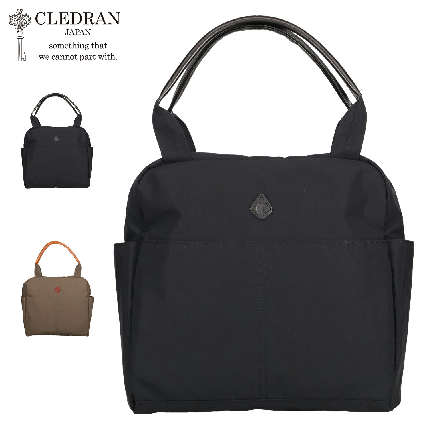CLEDRAN LUMI BOSTON クレドラン バッグ ボストンバッグ レディース 軽量 耐久 日本製 ブラック グレー 黒 CL3116｜Goods Lab＋