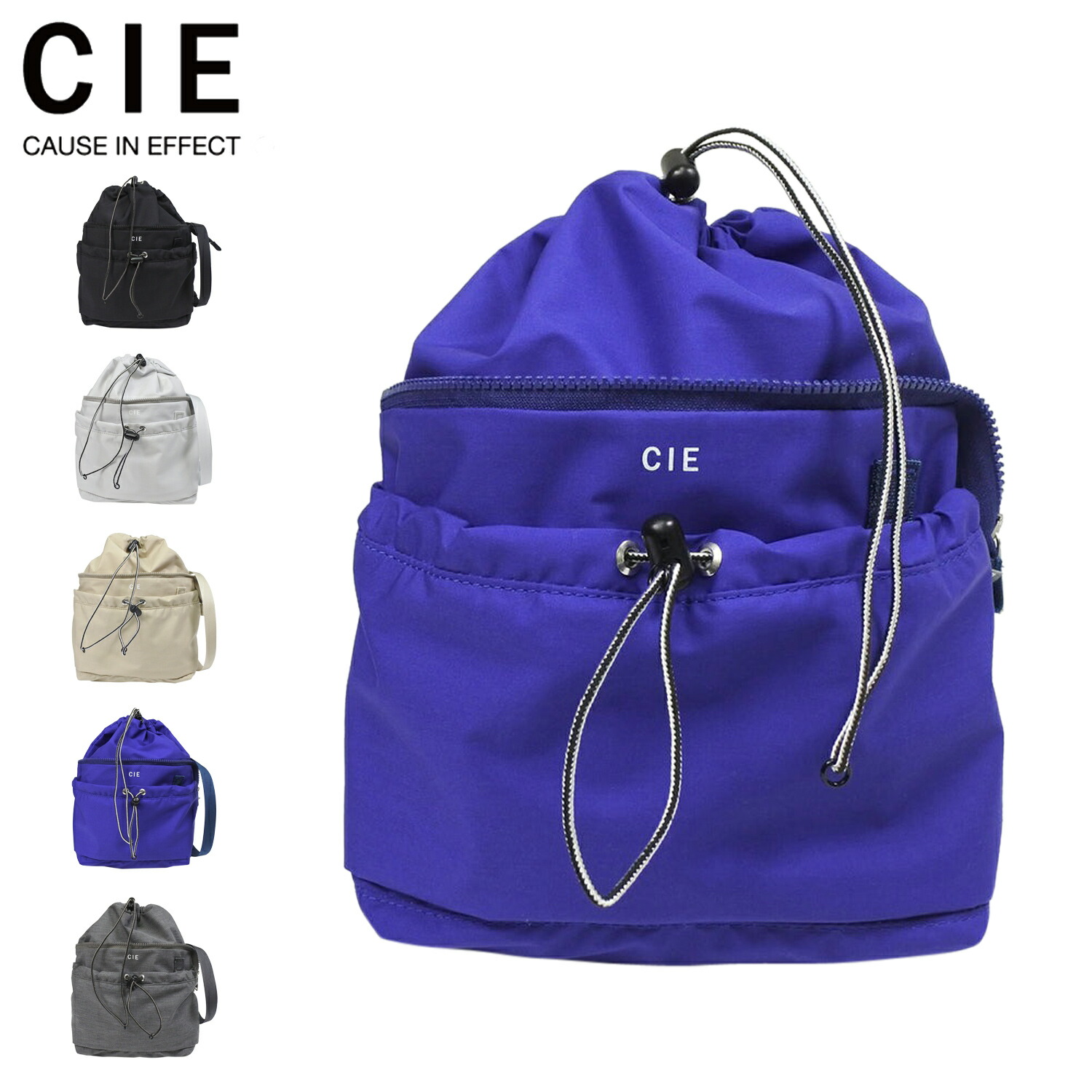 CIE TENDER MINI SHOULDER シー ショルダーバッグ ミニ メンズ レディース 斜めがけ ブラック ライトグレー グレー ベージュ ブルー 黒 042501 母の日 8,833円
