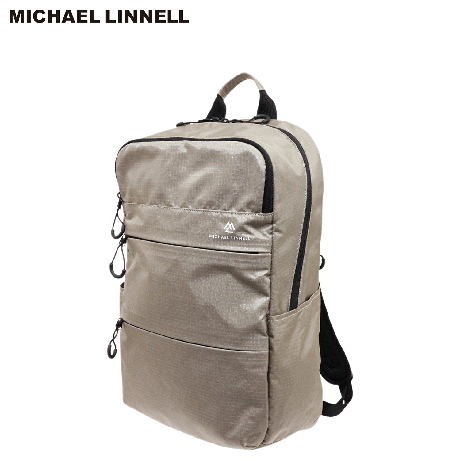 MICHAEL LINNELL マイケルリンネル リュック バッグ バックパック メンズ レディース 23L 大容量 軽量 撥水 ベージュ MLRT-05 母の日