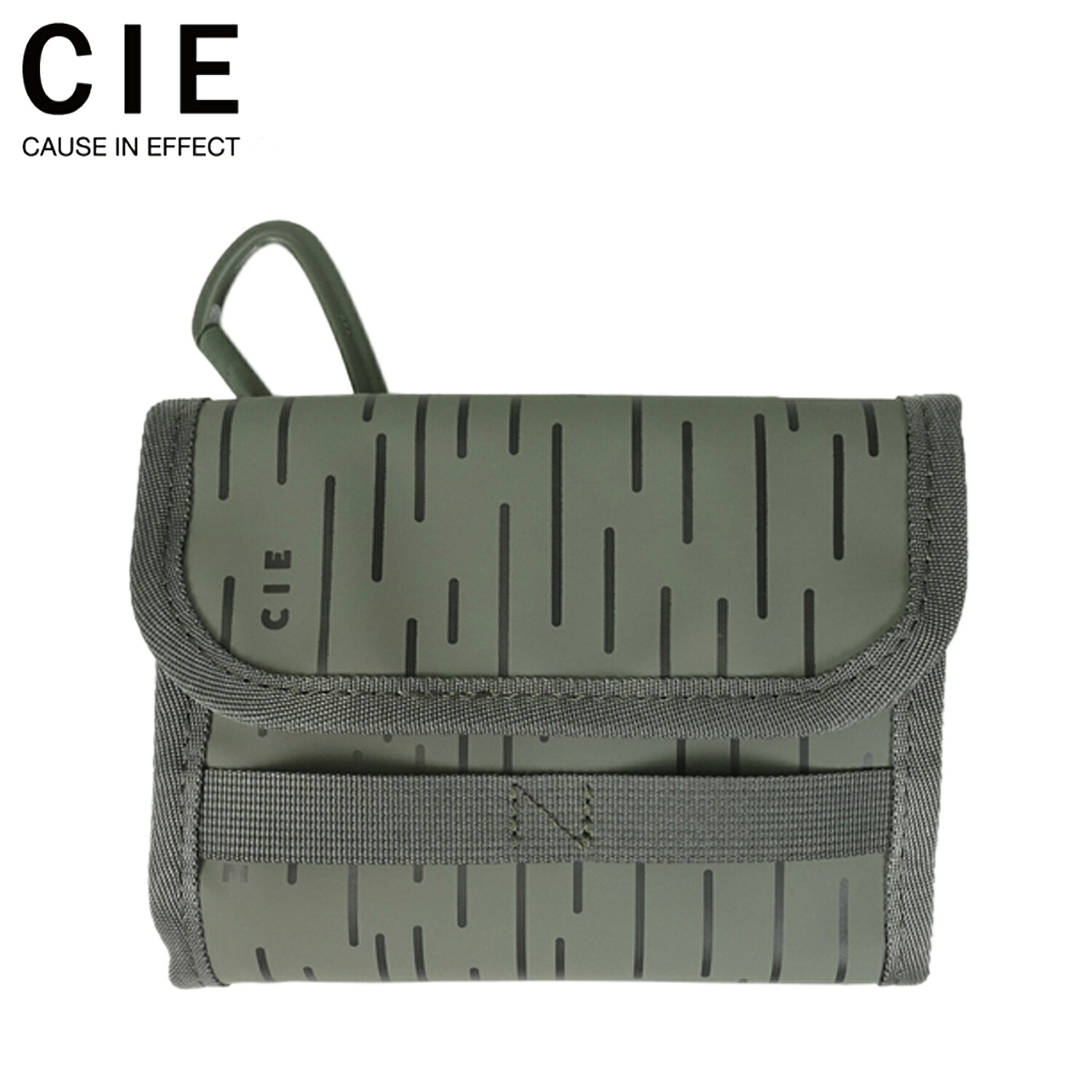 CIE GRID3 MIDDLE WALET 01 LIMITED EDITION シー 財布 三つ折り ミニ グリッド3 メンズ レディース 小銭入れ付き 軽量 防水 撥水 日本限定 オリーブ 032300RC