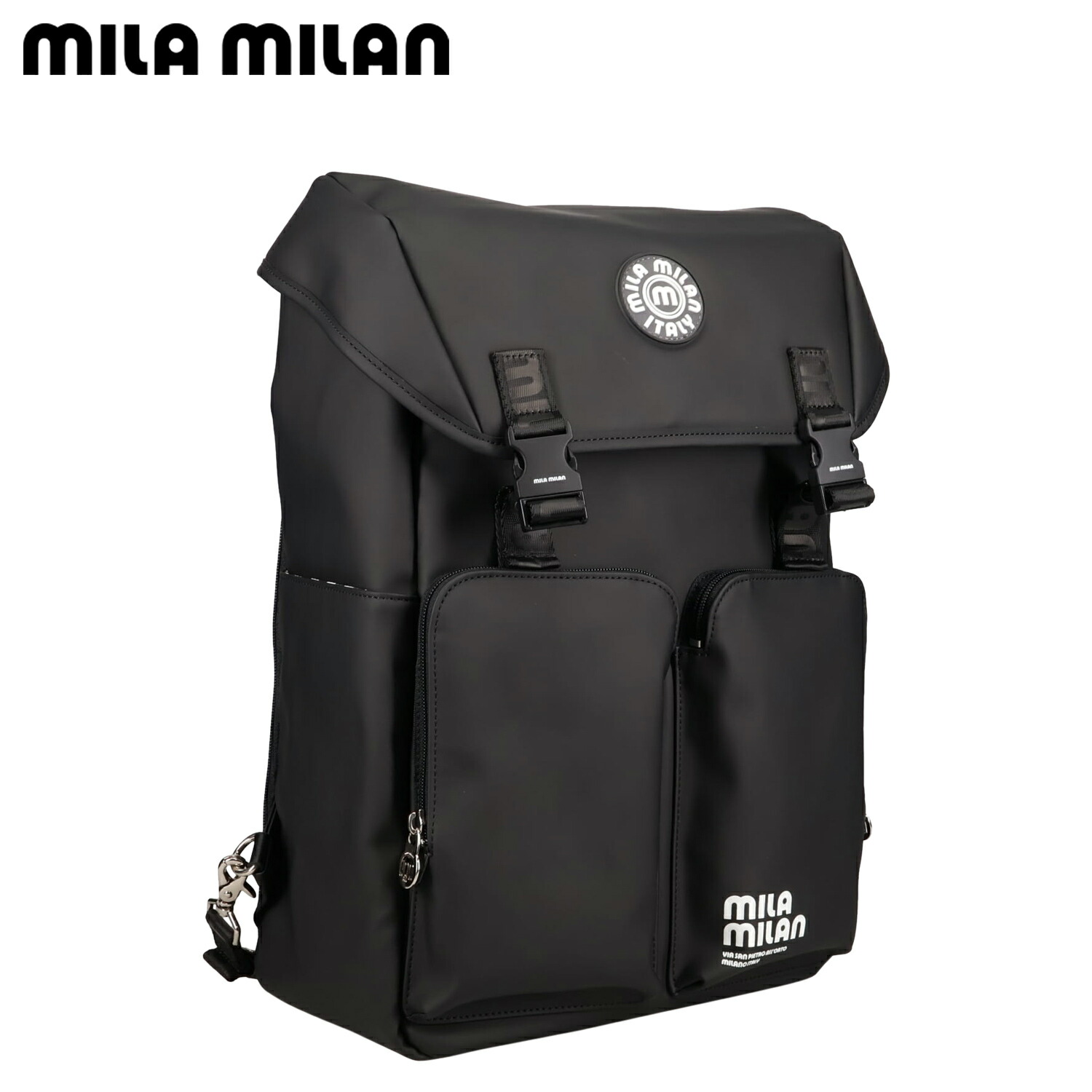【最大1000円OFFクーポン発行中】 mila milan VESPA BACKPACK ミラ・ミラン バッグ リュック バックパック メンズ レディース 軽量 撥水 ブラック 黒 245711 26,048円