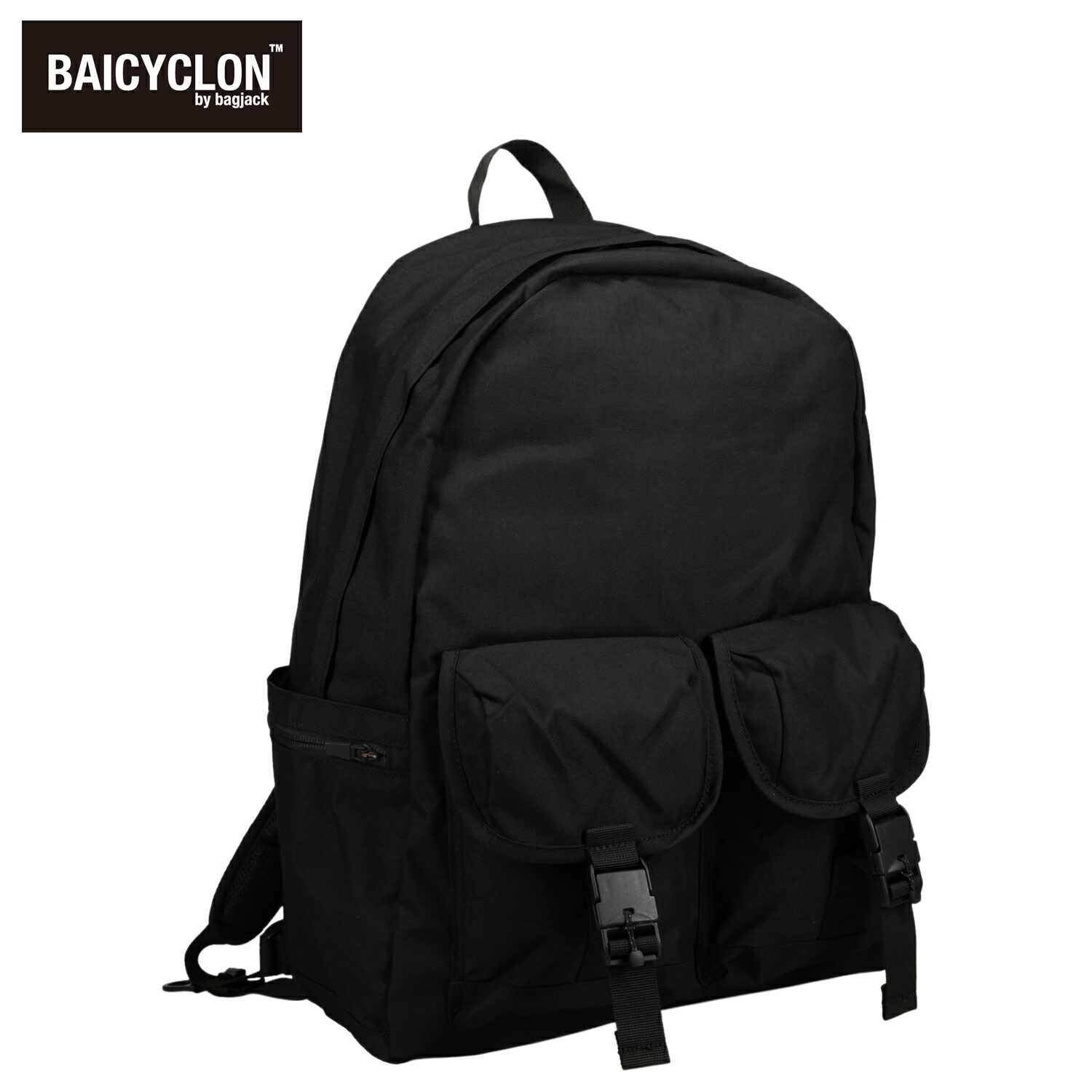 BAICYCLON by bagjack バイシクロン リュック バッグ バックパック メンズ レディース A4 B4 大容量 撥水 26L ブラック 黒 BCL-37 母の日