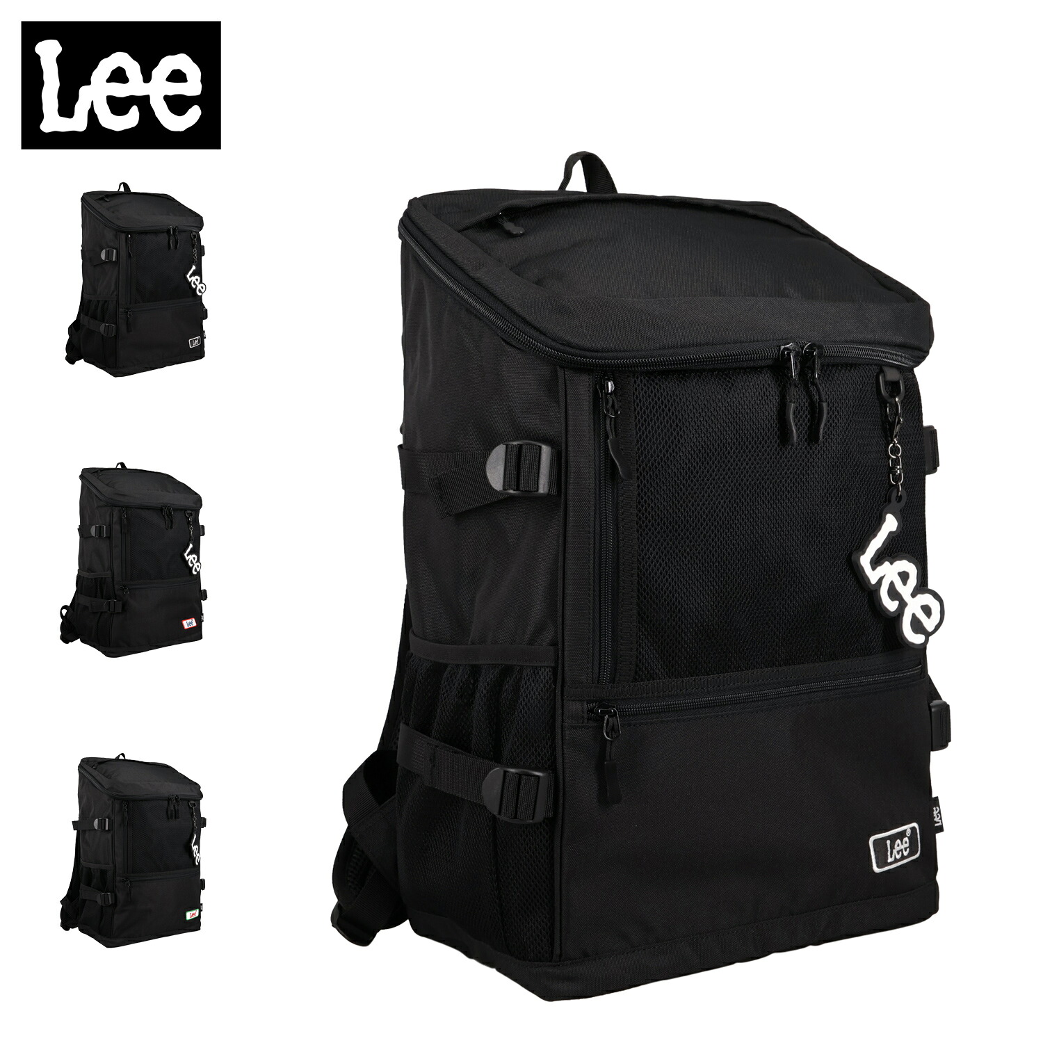 【最大1000円OFFクーポン】 Lee リー リュック バッグ バックパック メンズ レディース 34L 大容量 通学 通勤 軽量 機内持ち込み ブラック レッド グリーン 黒 320-4951|Goods Lab+