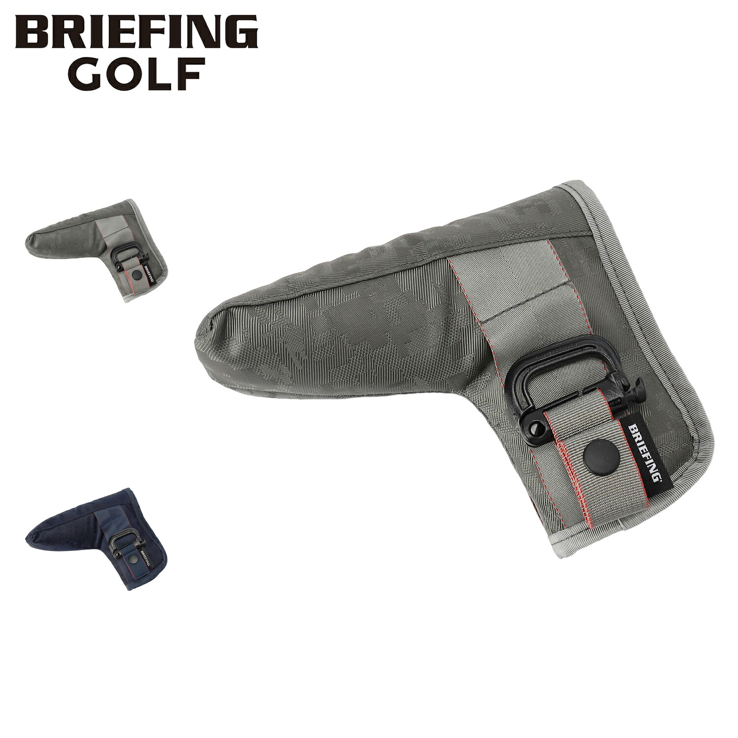 BRIEFING GOLF DIGITAL CAMO JQ PUTTER COVER ブリーフィング ゴルフ ヘッドカバー クラブカバー パターカバー メンズ レディース 撥水 グレー ネイビー BRG261G38|Goods Lab+