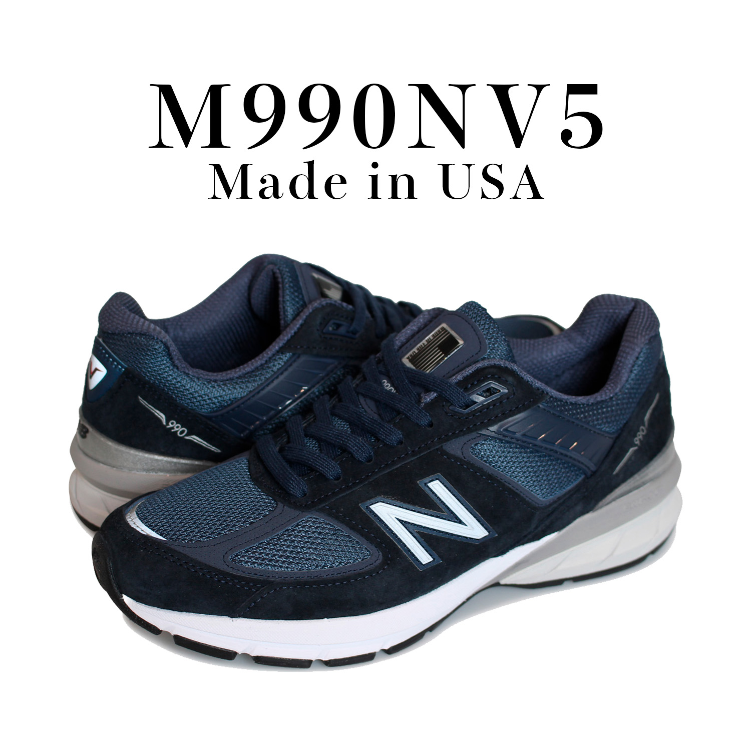 楽天市場】【返品交換可】New Balance ニューバランス M990NV5 NAVY