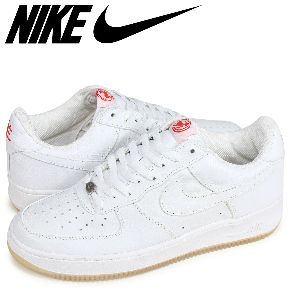 nike air force 1 premium just do it jdi gs white orange black