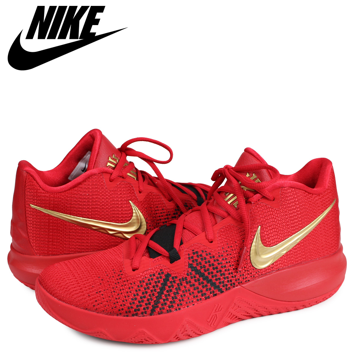 nike kyrie flytrap red & gold