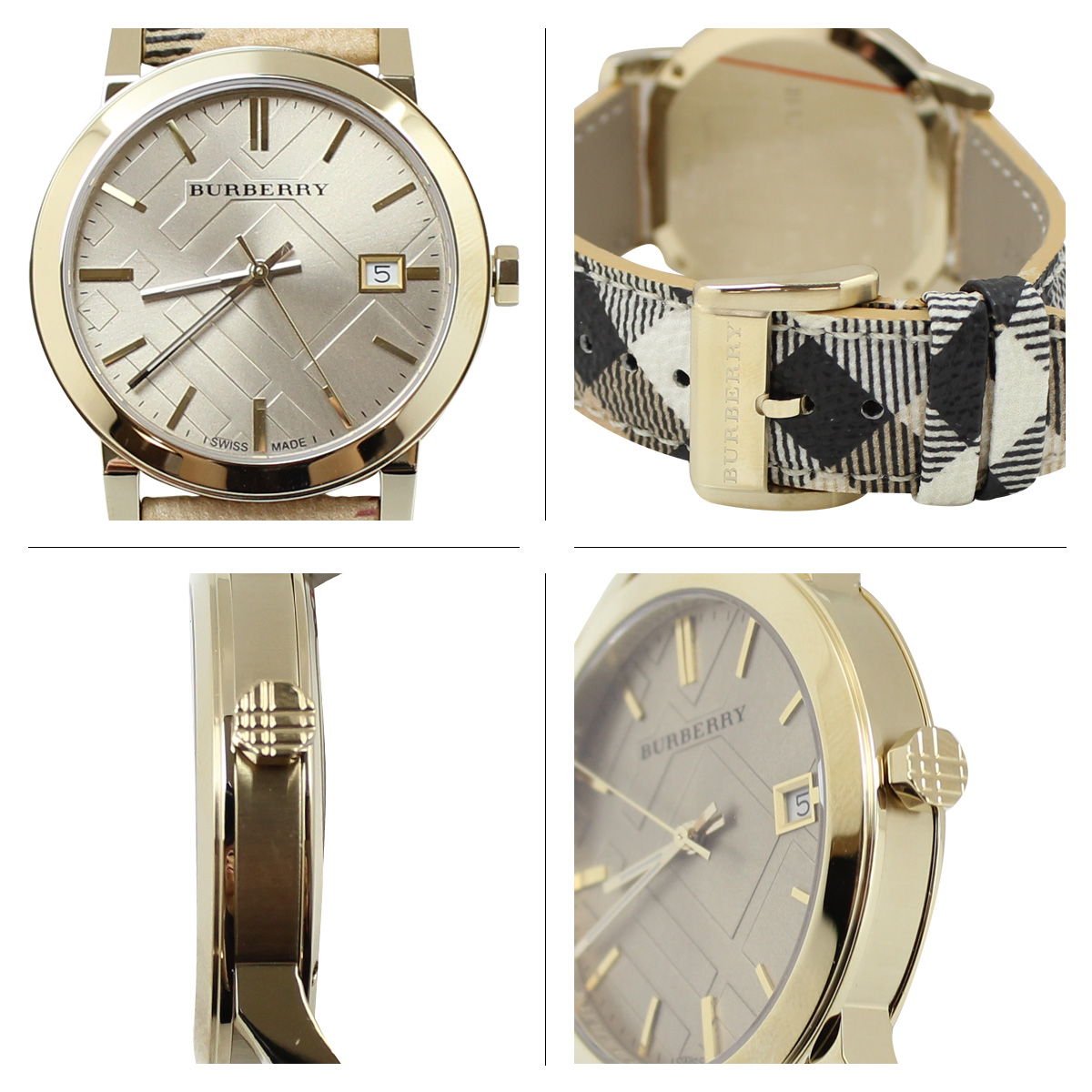 burberry watches for men gold