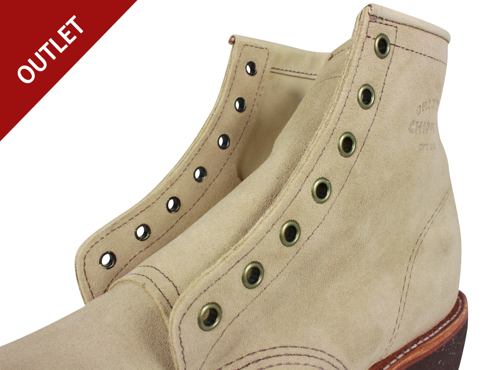 Service Boot チペワ サービス 6inch ブーツ Chippewa 6インチ シューズ 訳あり 訳あり メンズ 1901m27 ベージュ Chippewa 返品不可 Goods Lab 送料無料 あす楽対応 27cm チペワ Chippewa ブーツ