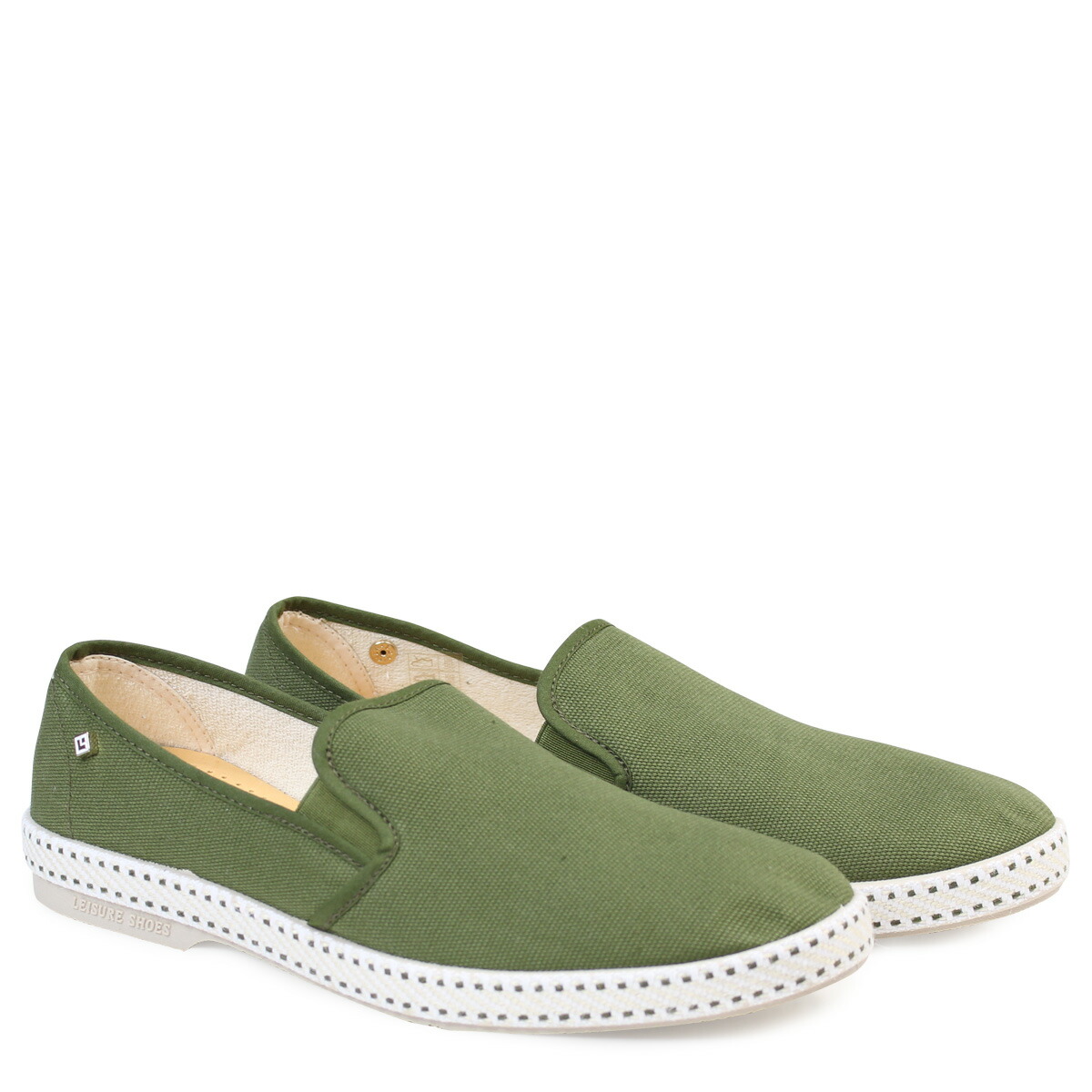 感性あり Rivieras Classic 10度 リビエラ クラシカル スリッポン メンズ エスパドリーユ カーキ 1011 返品不可 Bidbuyimporters Com