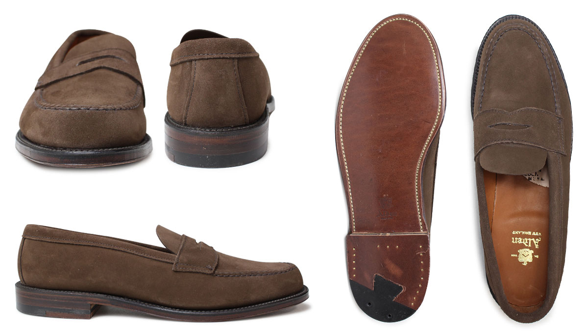 alden unlined penny loafer