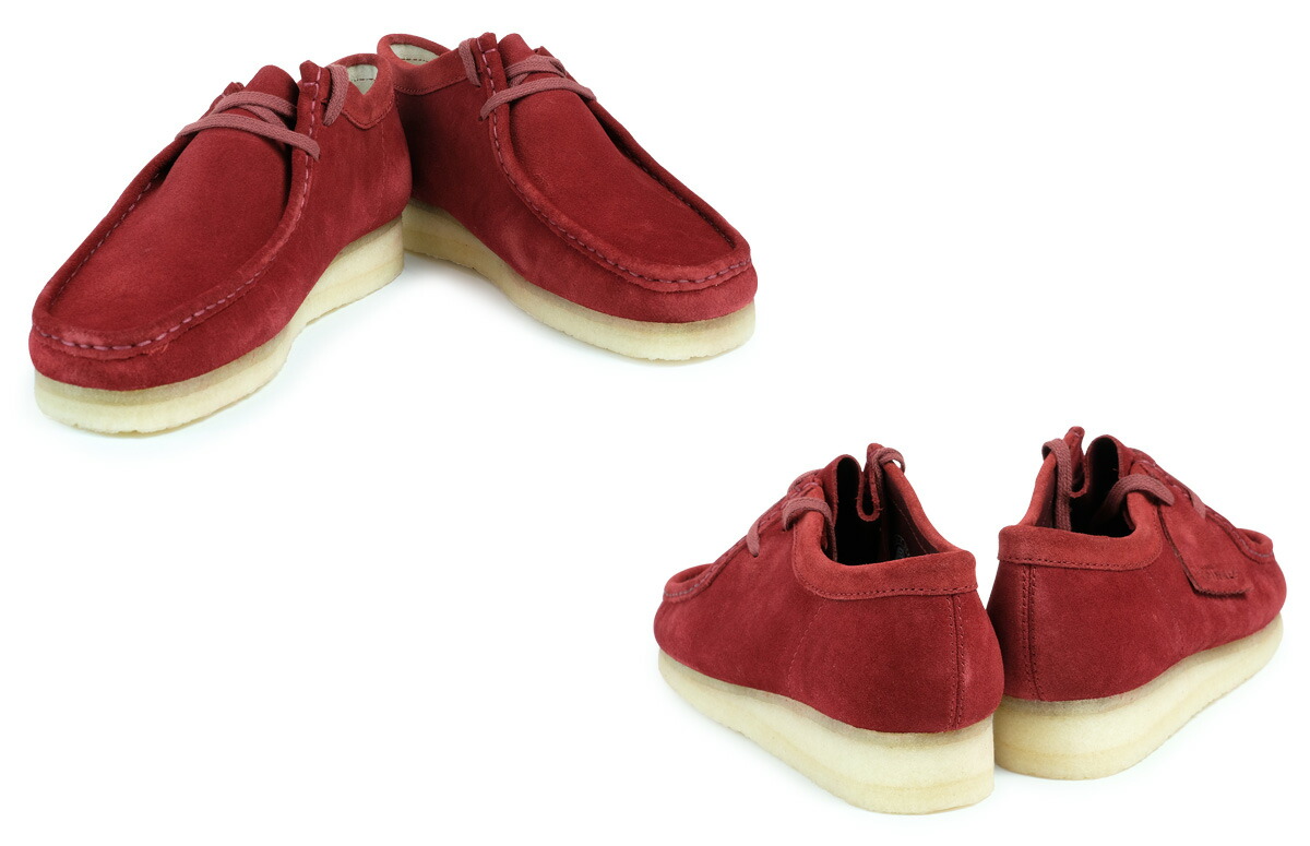 clarks shoes red