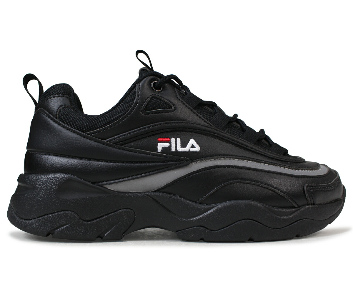 FILA FOLDER FILARAY Fila Fila lei sneakers Lady's folder collaboration black FLFL8A1U13 FS1SIA1241X BLK [load planned Shinnyu load in reservation FILA FOLDER FILARAY Fila Fila lei sneakers Lady's folder collaboration black FLFL8A1U13 FS1SIA1241X BLK [load planned Shinnyu load in reservation
