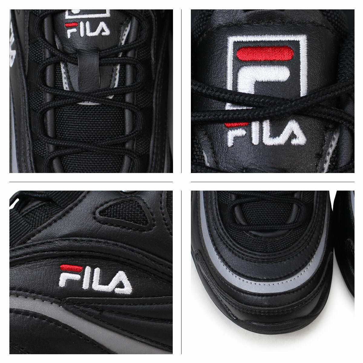 FILA FOLDER FILARAY Fila Fila lei sneakers Lady's folder collaboration black FLFL8A1U13 FS1SIA1241X BLK [load planned Shinnyu load in reservation FILA FOLDER FILARAY Fila Fila lei sneakers Lady's folder collaboration black FLFL8A1U13 FS1SIA1241X BLK [load planned Shinnyu load in reservation