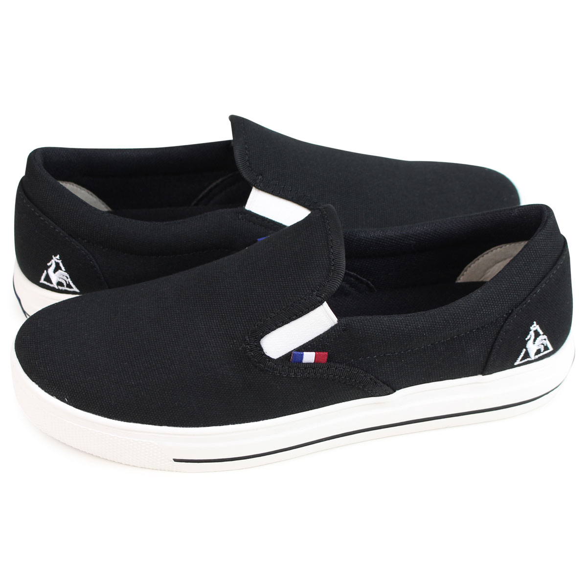 楽天市場 Le Coq Sportif Teluna Bound Sp ルコック スポルティフ スニーカー テルナ バウンド スリッポン メンズ レディース ブラック 黒 Ql1njc13bk Goods Lab