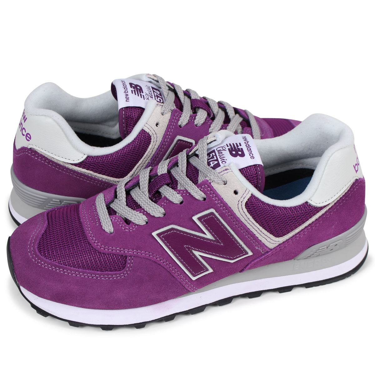 new balance 574 violet