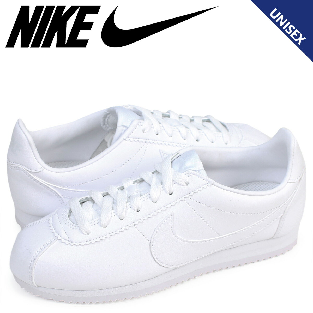 楽天市場 Nike ナイキ コルテッツ クラシック レザー レディース スニーカー Wmns Classic Cortez Leather 102 メンズ 靴 ホワイト Goods Lab