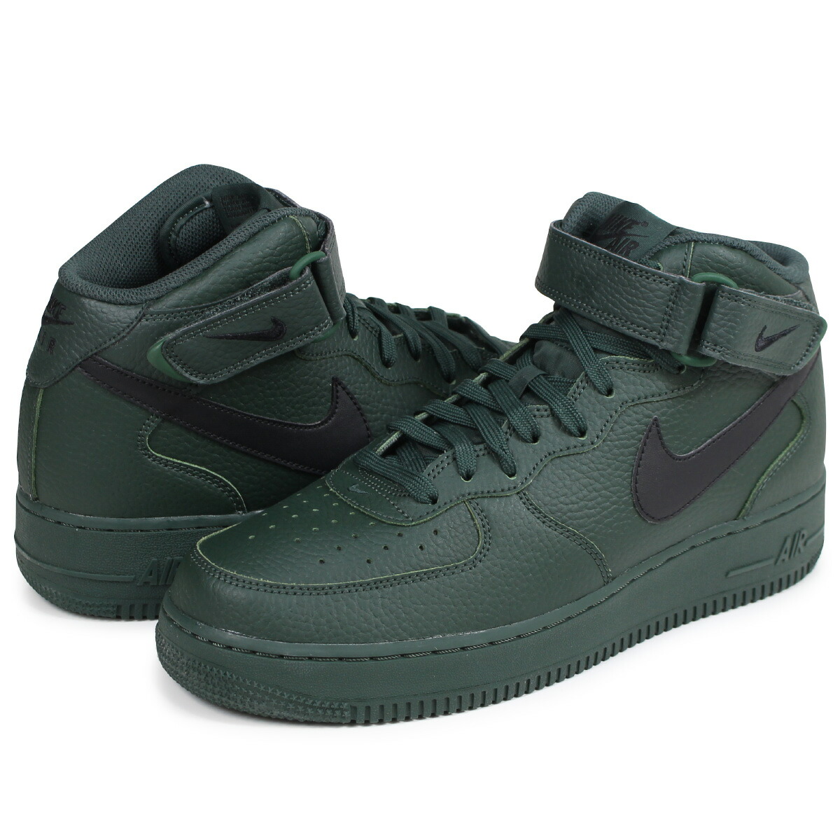 nike air force 1 mid verdes