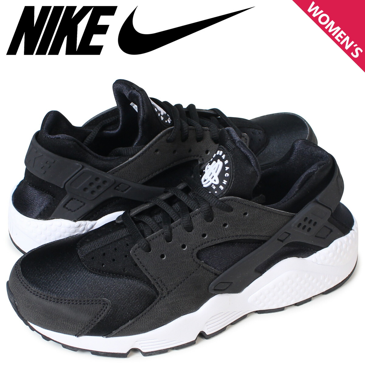 楽天市場 ナイキ Nike エアハラチ ラン レディース スニーカー Wmns Air Huarache Run 6345 006 ブラック Goods Lab