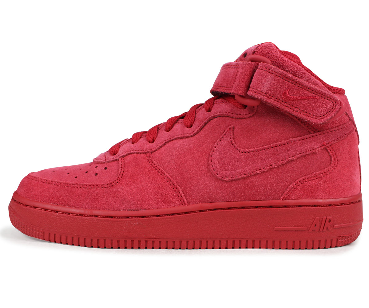 楽天市場 ナイキ Nike エアフォース1 Mid レディース スニーカー Air Force 1 Gs 603 レッド 赤 Goods Lab