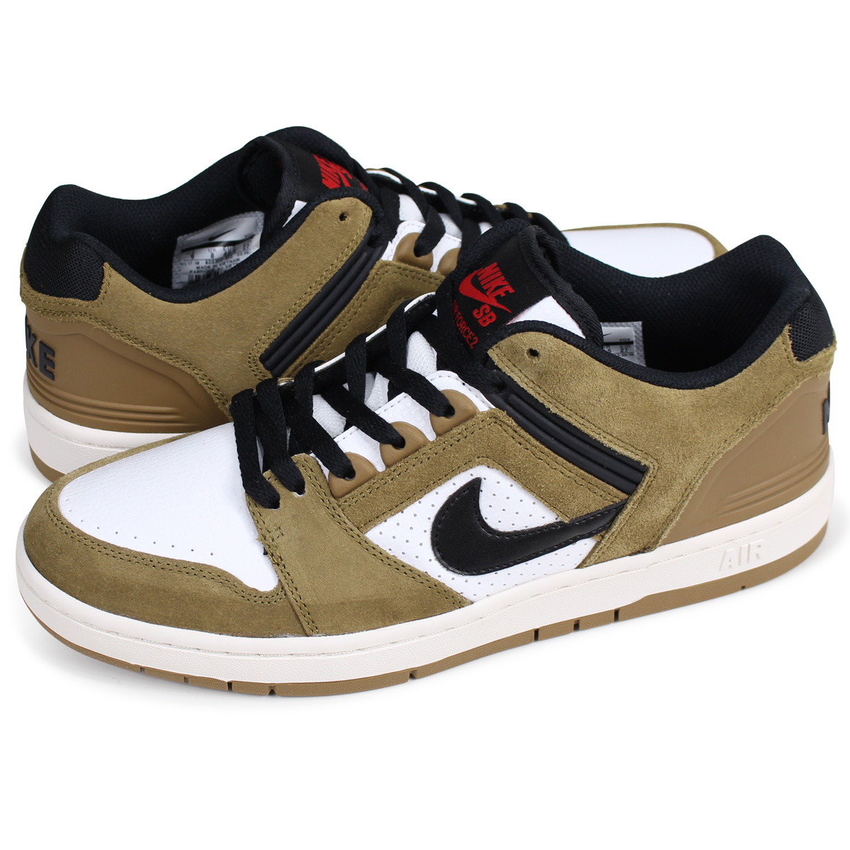 楽天市場 Nike Sb Air Force 2 Low Escape ナイキ エアフォース2 スニーカー メンズ 700 ブラウン Goods Lab