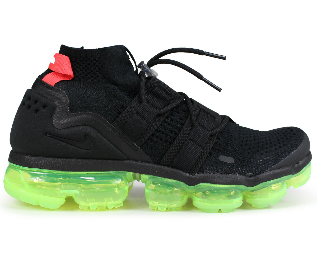 NIKE AIR VAPORMAX FLYKNIT UTILITY Nike air vapor max fried food knit sneakers men AH6834 007 black [load planned Shinnyu load in reservation product NIKE AIR VAPORMAX FLYKNIT UTILITY Nike air vapor max fried food knit sneakers men AH6834 007 black [load planned Shinnyu load in reservation product
