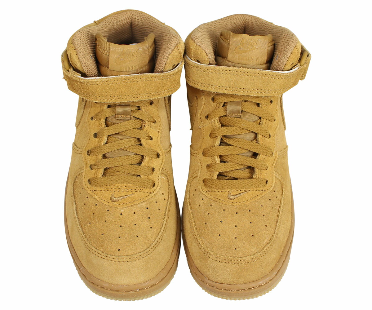 最大600円offクーポン ナイキ Nike スニーカー 701 エアフォース1 キッズ スニーカー Lv8 Air Force 1 Mid Lv8 Ps 701 ウィート Goods Lab 送料無料 あす楽対応 17cm 21cm ナイキ Nike エアフォース Air Force スニーカー