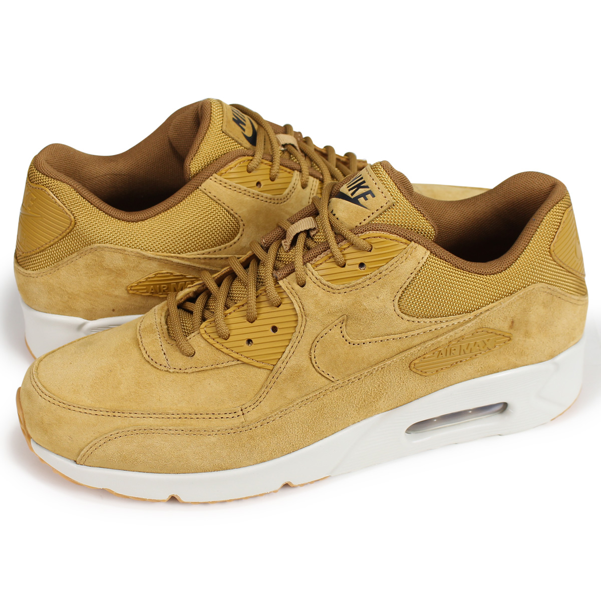 Blue nike Mens Gold air Max 90 Dark Air Nike Denim Trainers