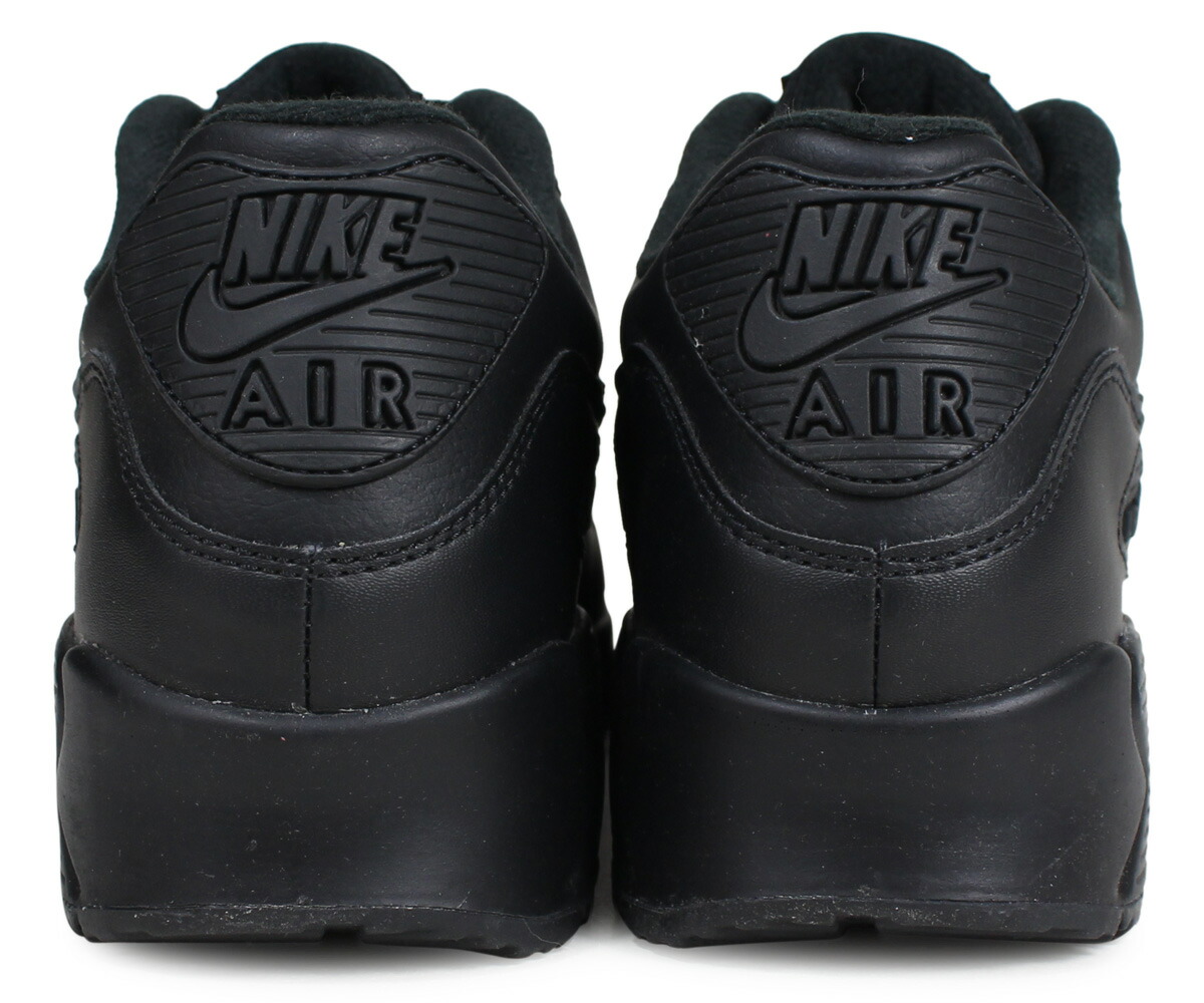 nike air max 90 leather black mens