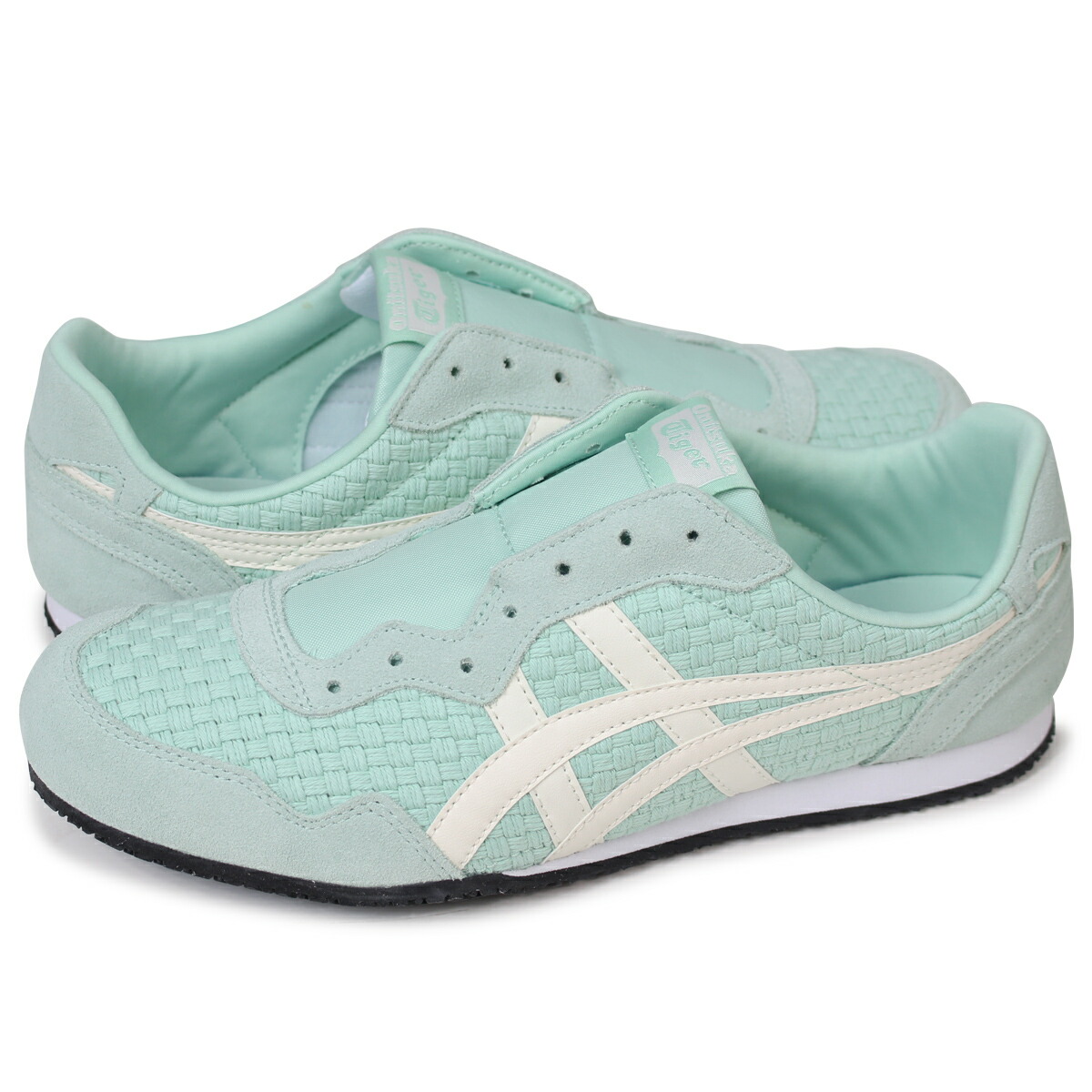 楽天市場 最大600円offクーポン Onitsuka Tiger Serrano Slip On オニツカタイガー セラーノ スリッポン メンズ レディース スニーカー D877n 8400 グリーン Goods Lab