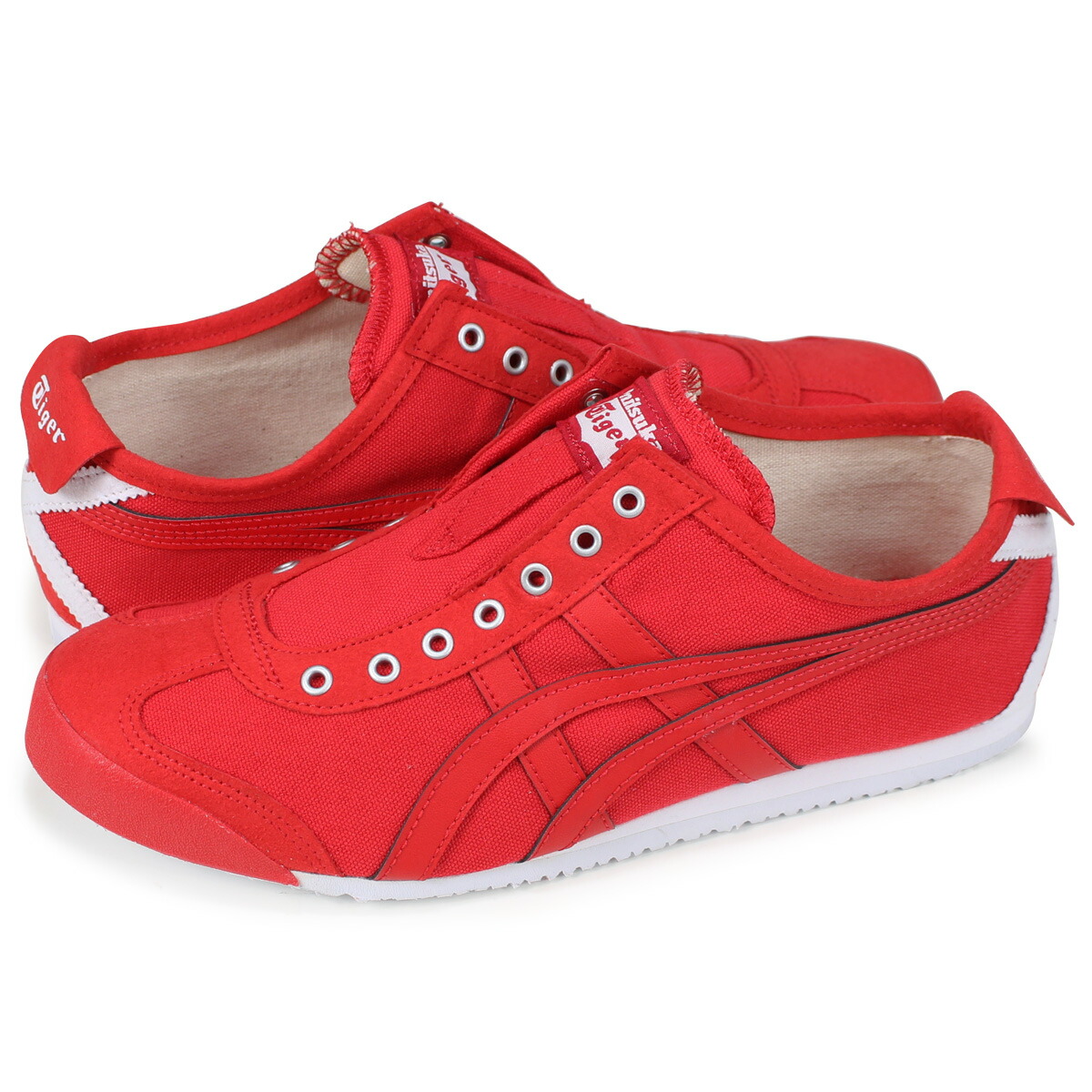 onitsuka tiger mexico 66 slip on red