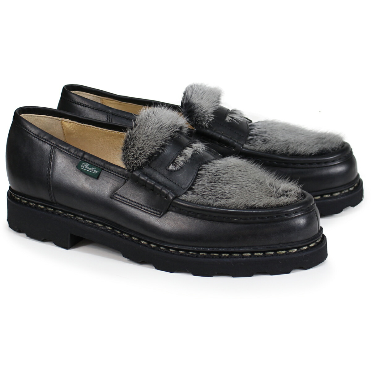 楽天1位 最大600円offクーポン Paraboot Reims パラブーツ ランス ローファー シューズ メンズ レディース ブラック 黒 最安値に挑戦 Www Consulacam Marseille Fr