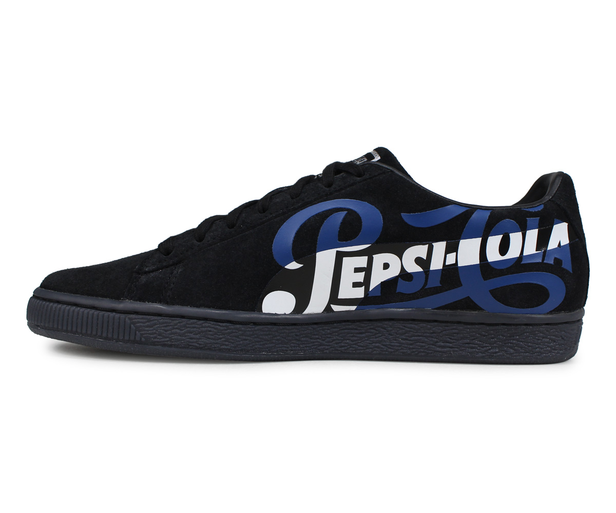 楽天市場 最大1000円offクーポン Puma Suede Classic プーマ スウェード クラシック スニーカー メンズ ペプシ コラボ Pepsi ブラック 02 Goods Lab