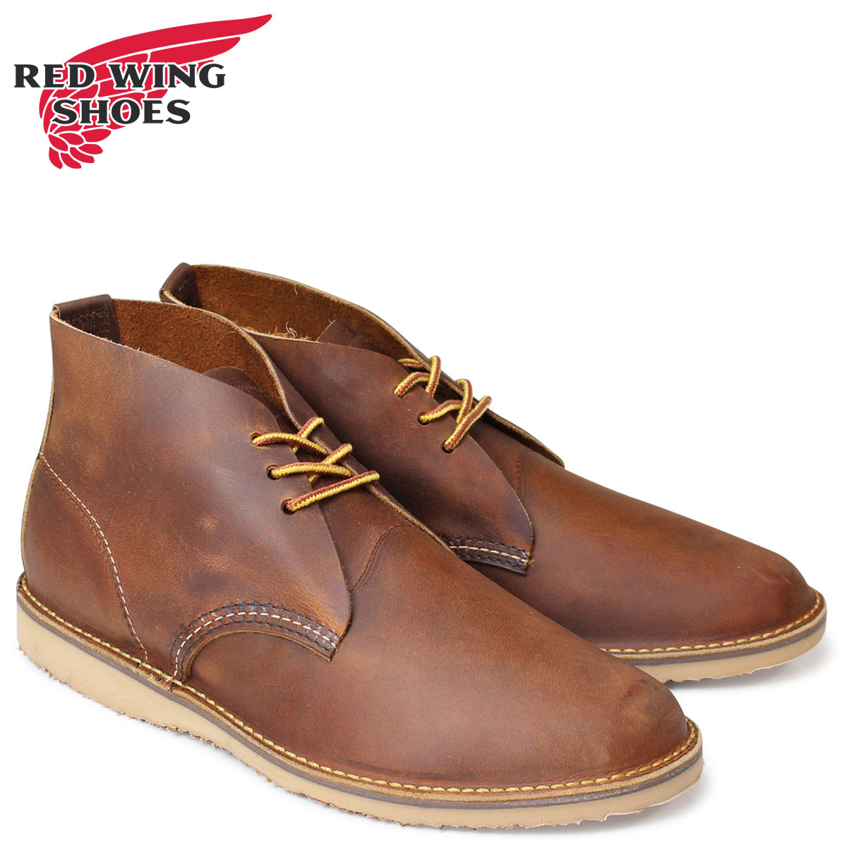 最大600円offクーポン チャッカ Red Wing Weekender Chukka 3322靴 レッドウィング ブーツ チャッカブーツ Chukka メンズ Dワイズ ブラウン 3322 Goods Lab 送料無料 あす楽対応 25cm 29cm レッドウイング Red Wing ウィークエンダー Weekender チャッカブーツ