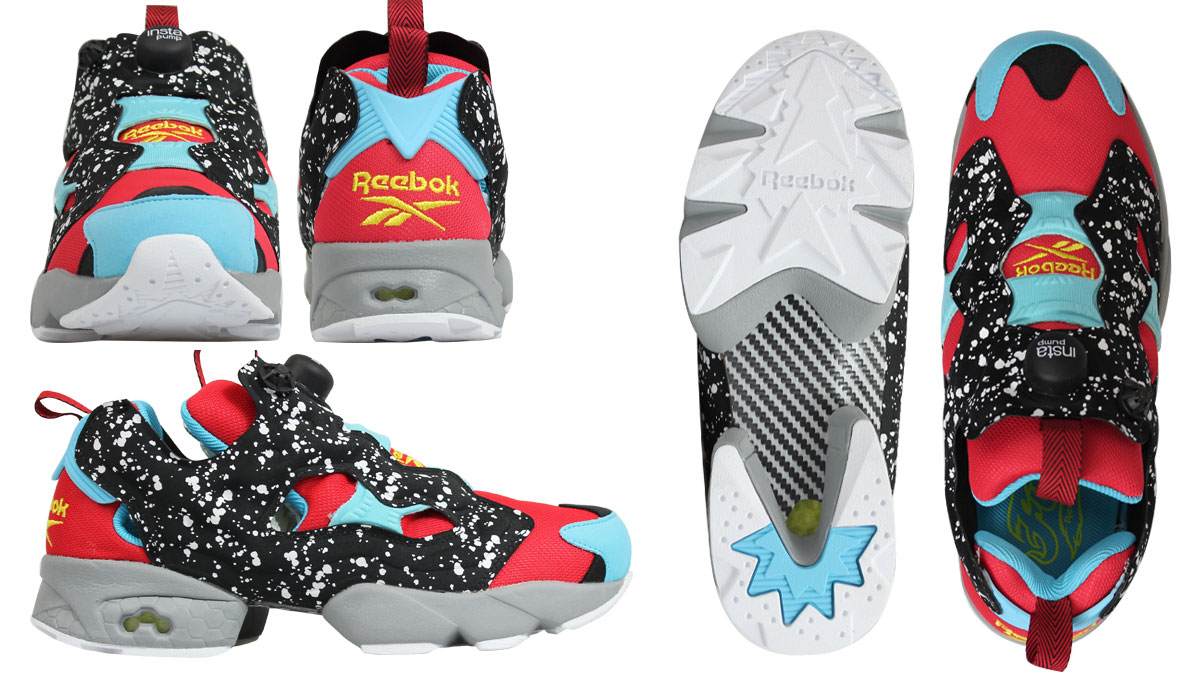 reebok insta pump fury splatter