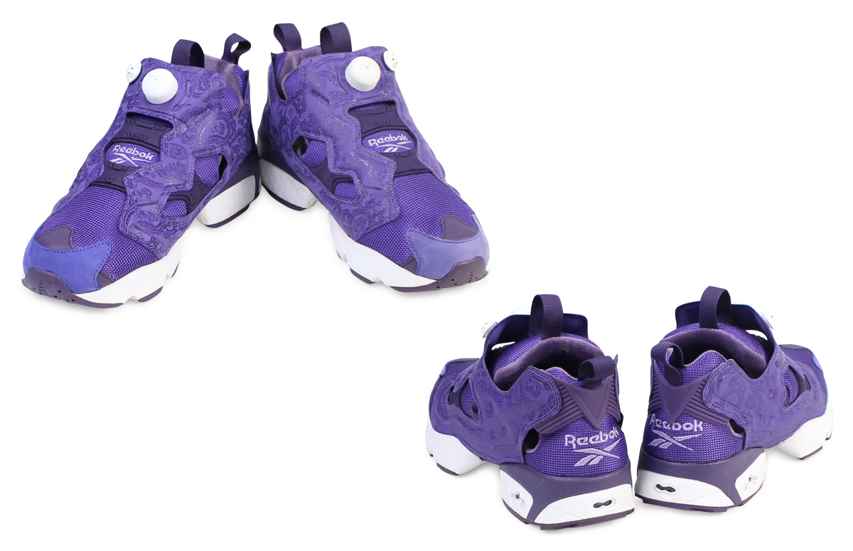 reebok pumps 90s mens purple