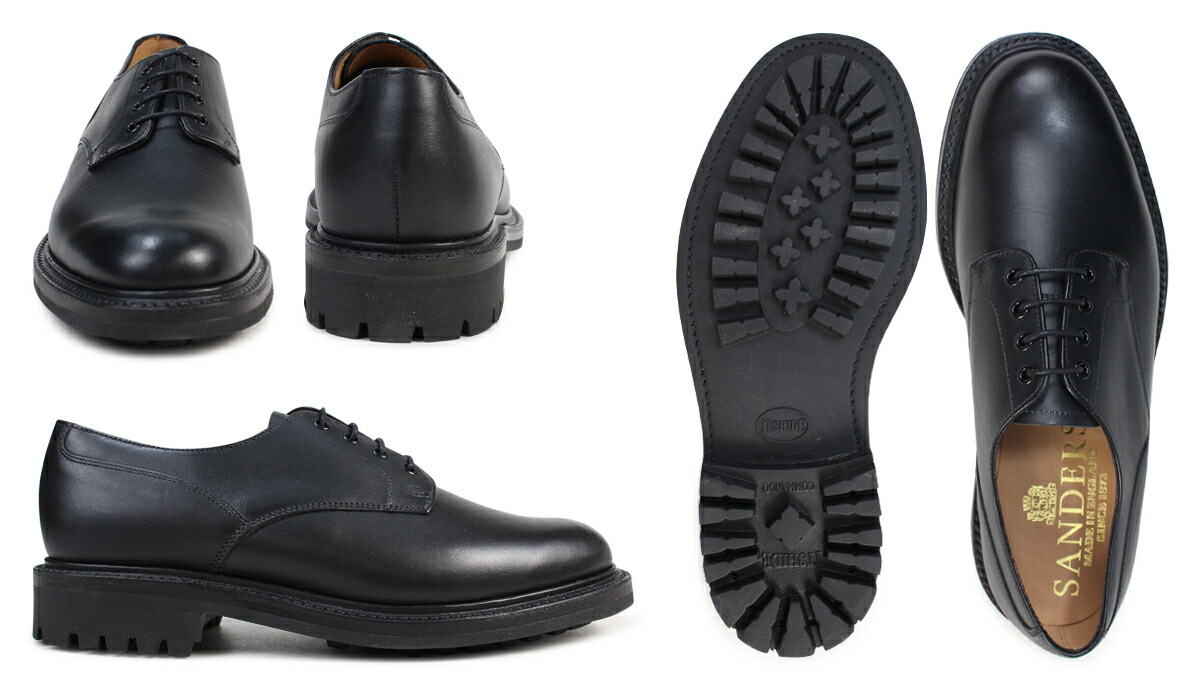 【楽天市場】SANDERS WORCESTER サンダース 靴 ミリタリー オックスフォード シューズ 9920BW メンズ ブラック