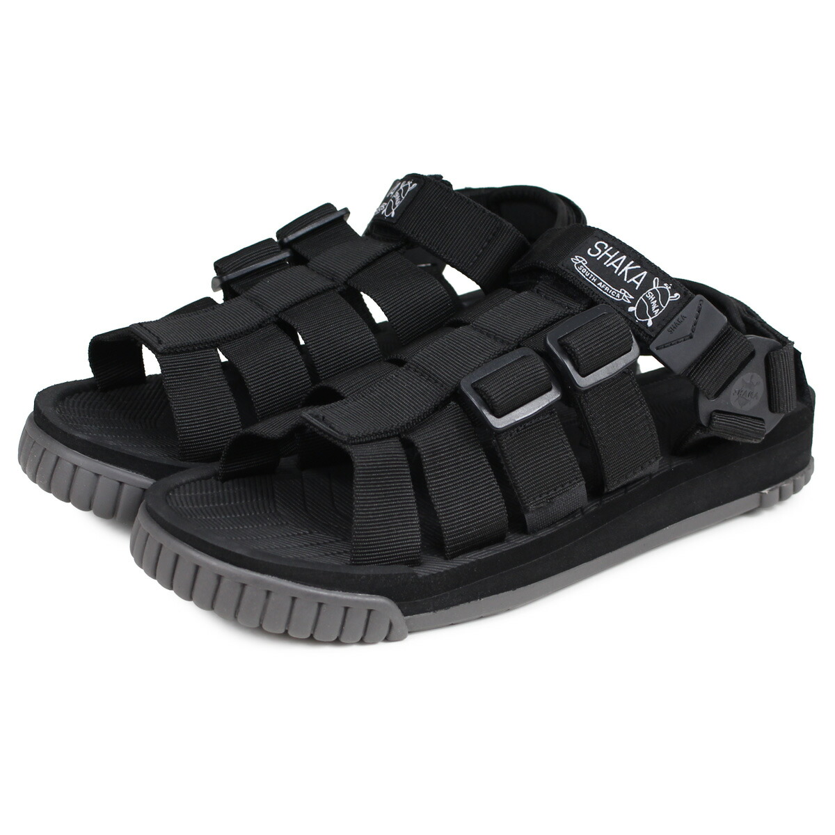Shaka Rally シャカ ブラック スポーツサンダル サンダル ラリー メンズ 黒