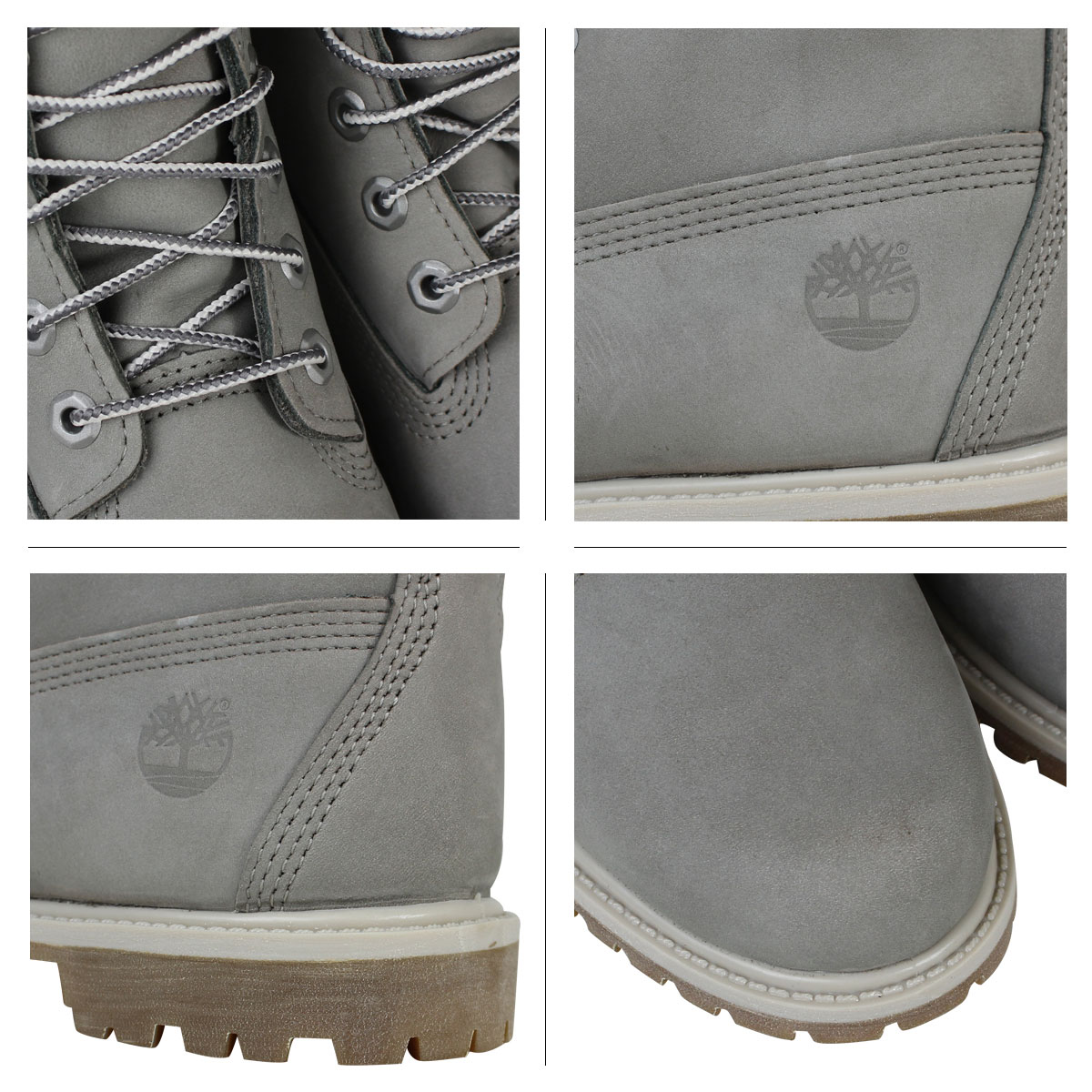 timberland junior 6 inch premium waterproof boot grey