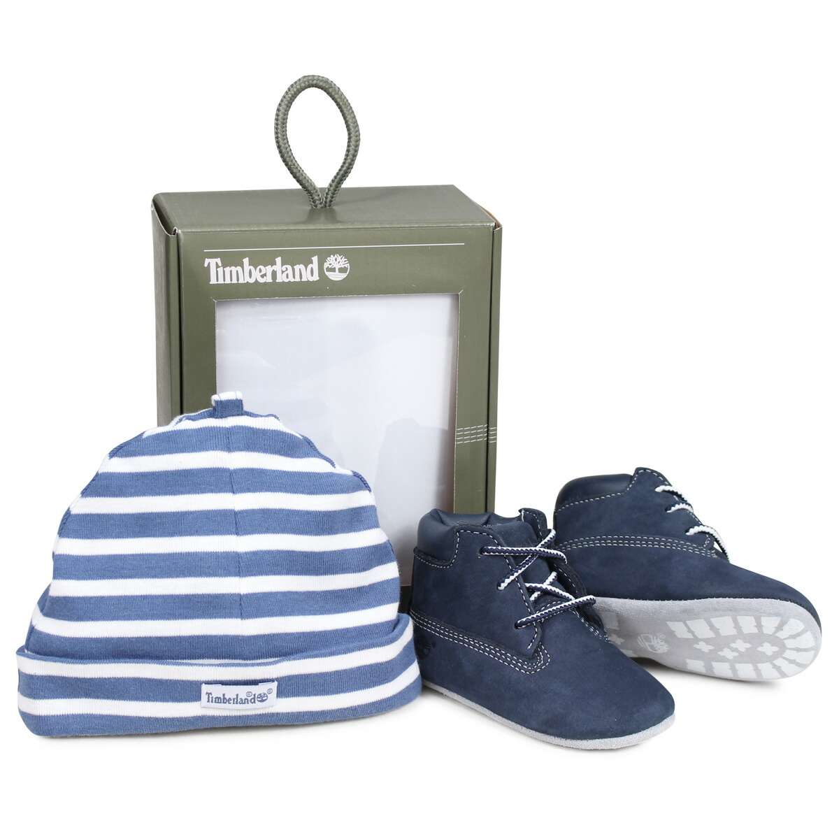 Goods Lab Timberland Infant Crib Booties Cap Set Timberland Boots