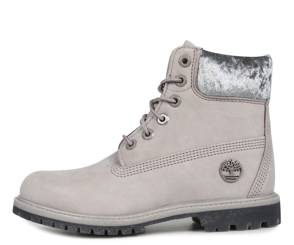 grey timberlands womens