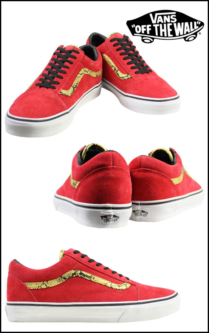 red vans with gold