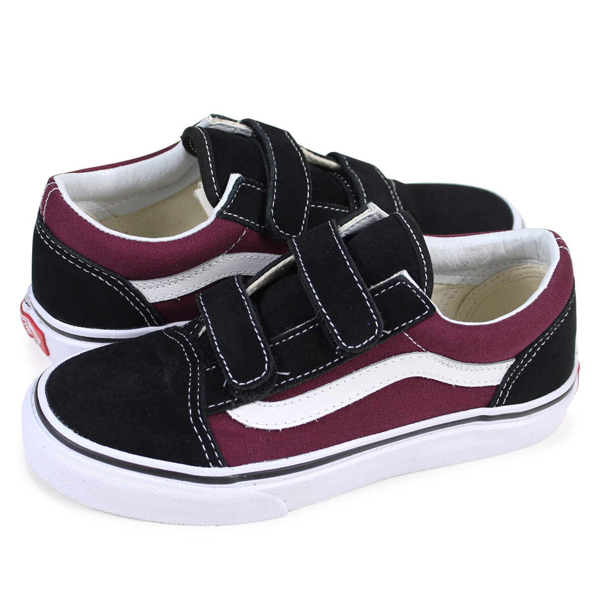 maroon vans kids