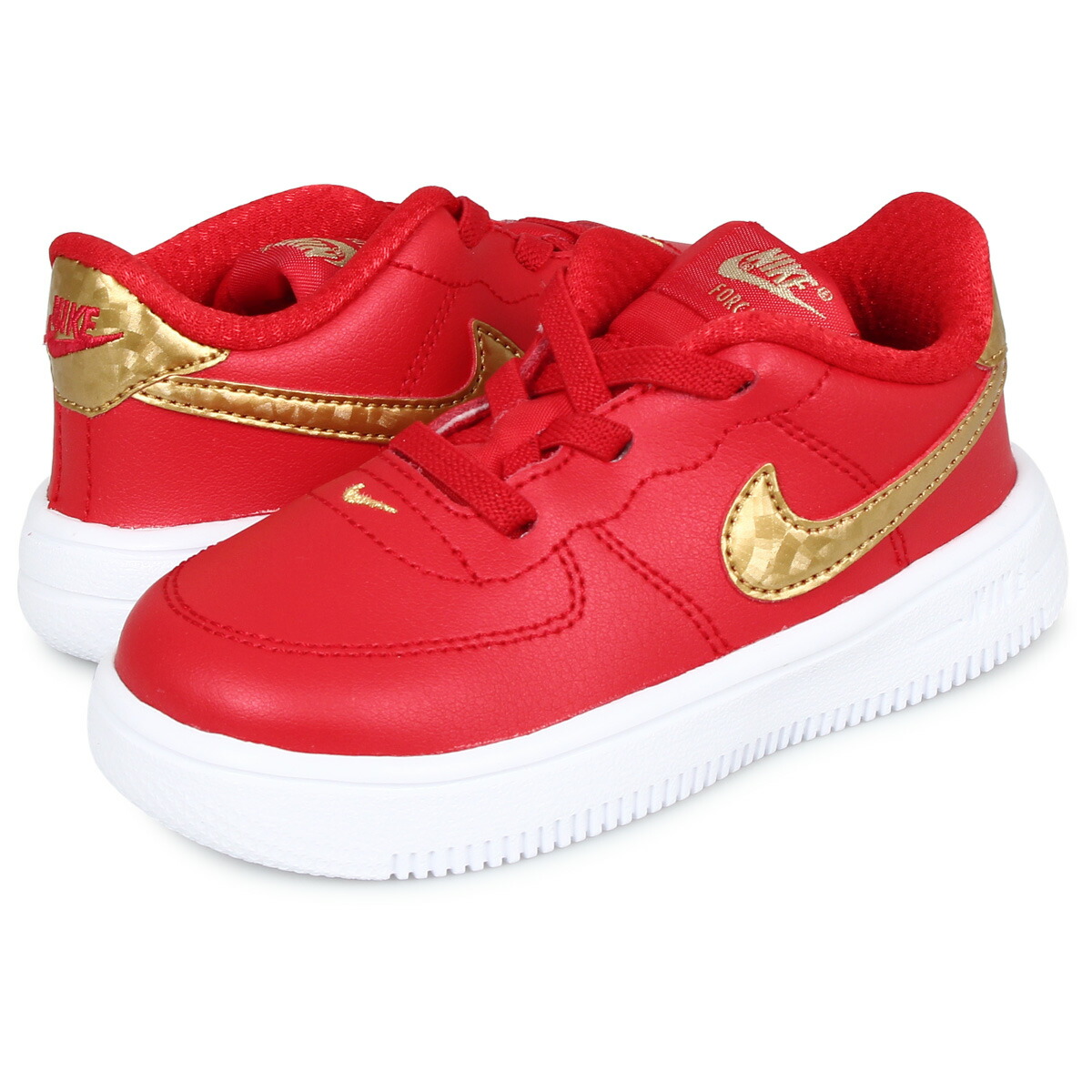 red baby nike shoes