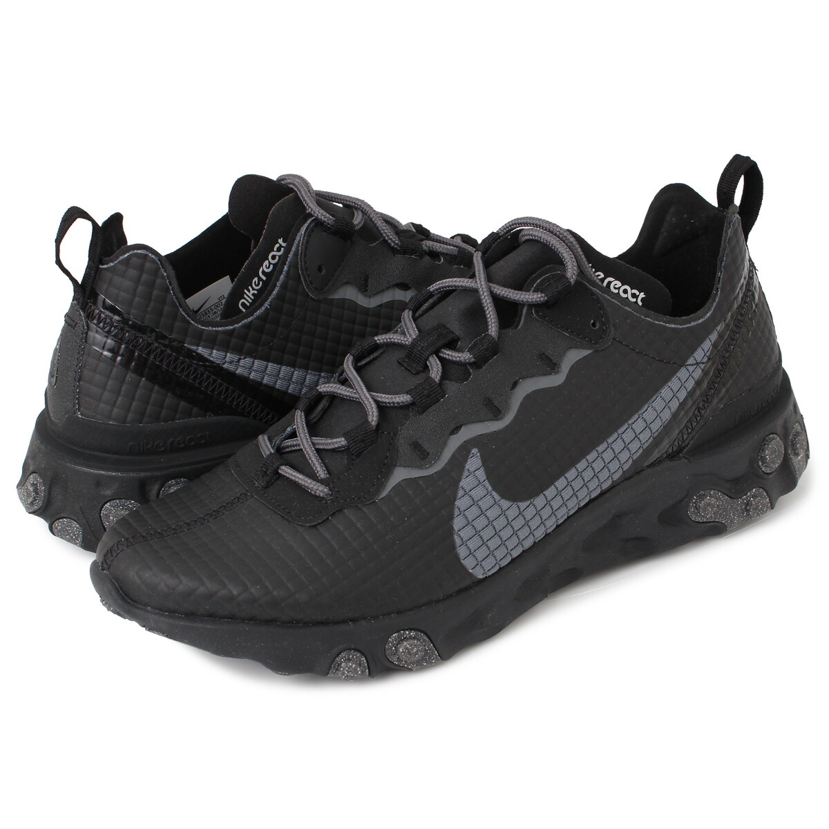 楽天市場 最大600円offクーポン ナイキ Nike リアクト エレメント 55 スニーカー メンズ React Element 55 Premium ブラック 黒 Ci35 002 Goods Lab