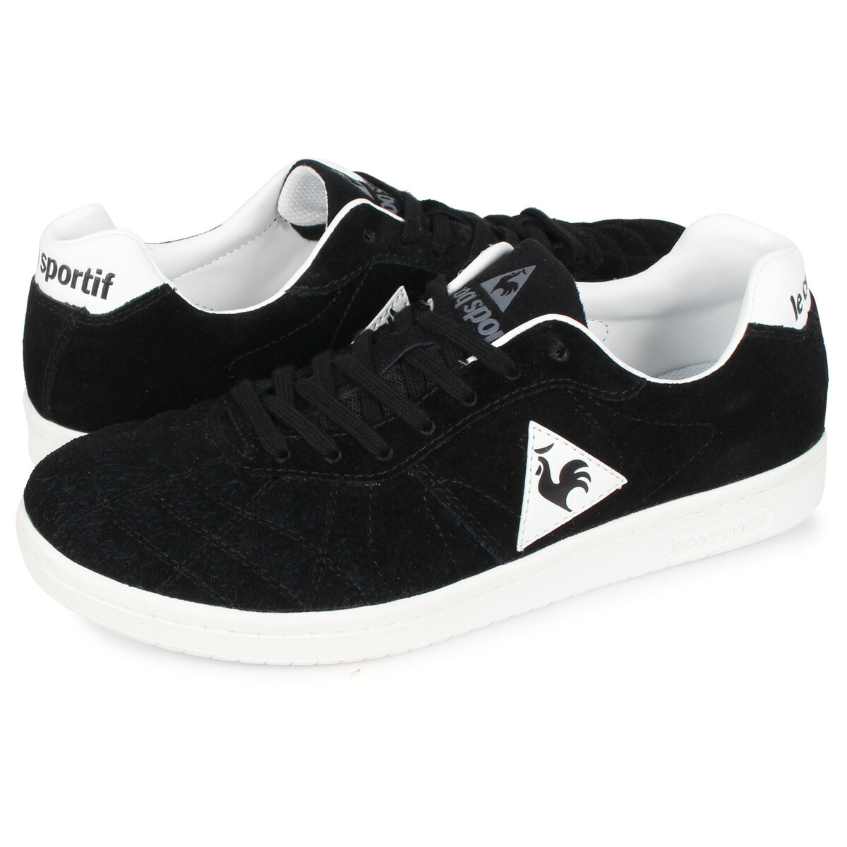 楽天市場 Le Coq Sportif Plume 2 ルコック スポルティフ スニーカー メンズ ブラック プリューム 2 黒 Ql1pjcbk Goods Lab