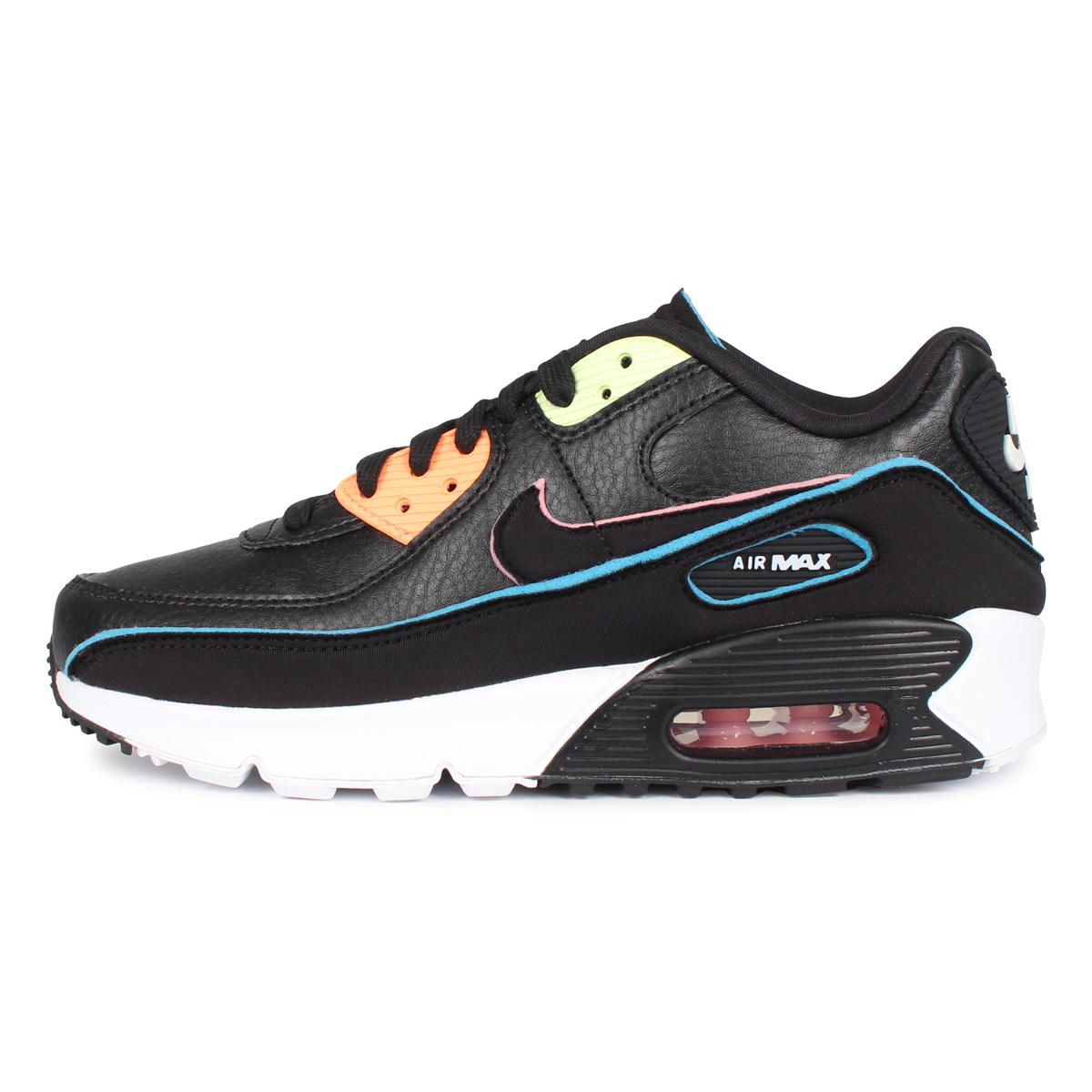 楽天市場 ナイキ Nike エアマックス90 スニーカー レディース Air Max 90 Se Gs ブラック 黒 Ck4068 001 Goods Lab