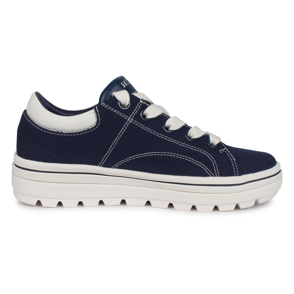 楽天市場 最大600円offクーポン Skechers Street Cleat Bring It Back スケッチャーズ ストリートクリート スニーカー レディース ネイビー Goods Lab