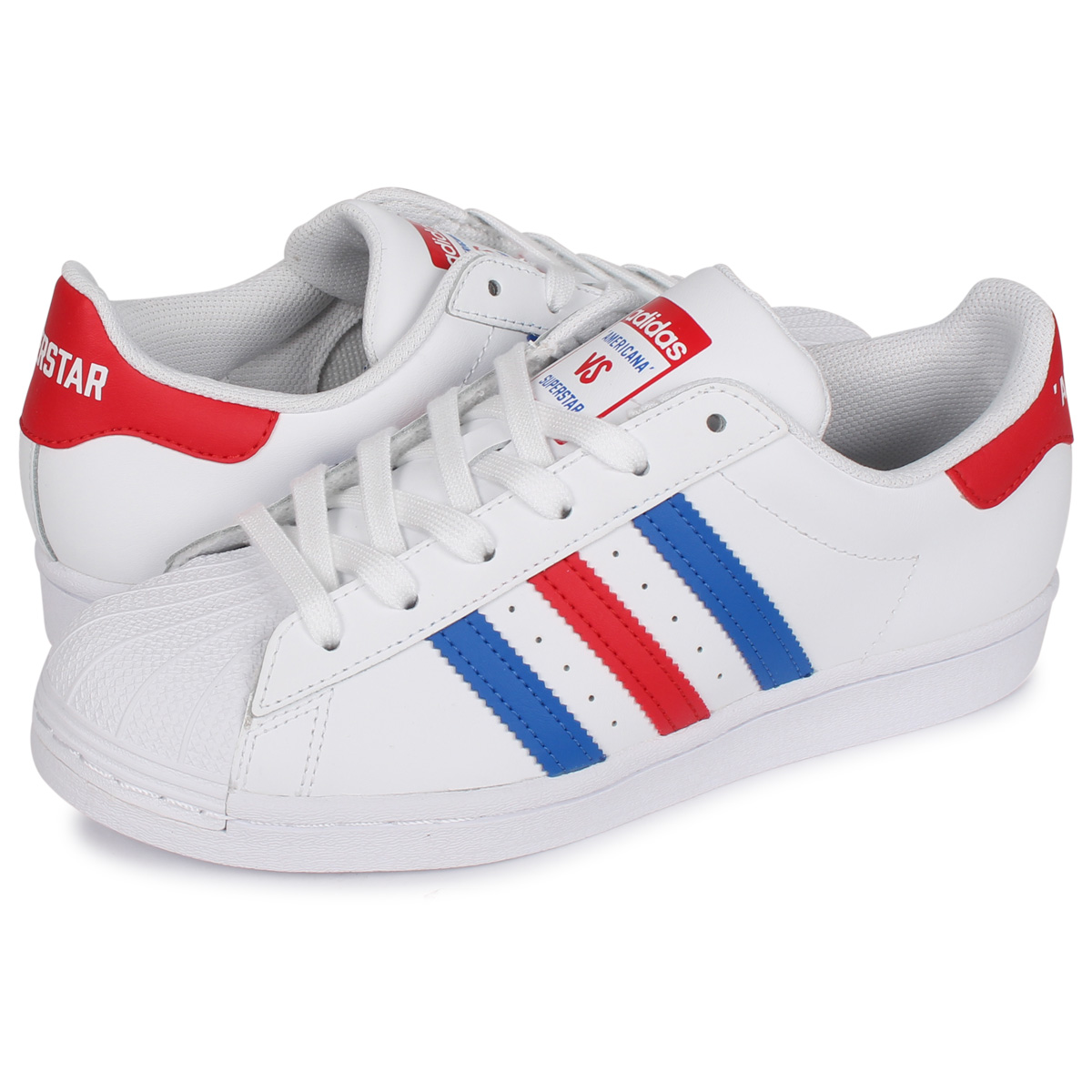 珍しい 最大600円offクーポン Adidas Originals Superstar Americana アディダス オリジナルス スーパースター スニーカー メンズ レディース ホワイト 白 Fv2806 最終値下げ 503 Sv